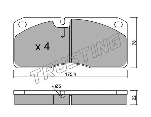 Τακάκια φρένου σετ