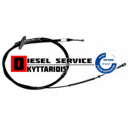 Ντίζα χειροφρένου L με βιδάκια