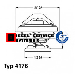 Θερμοστάτη 85°C
