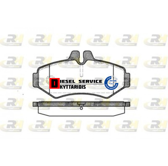 Τακάκια φρένου σετ οπίσθια