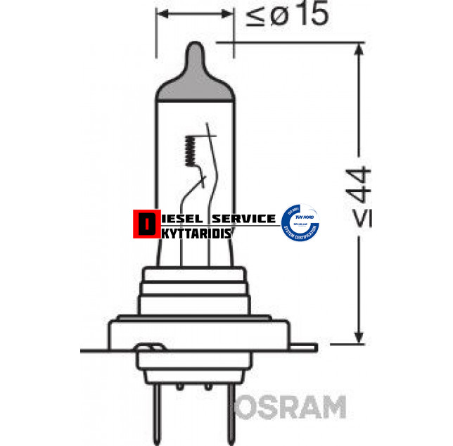 Λάμπα 12V-55W H7