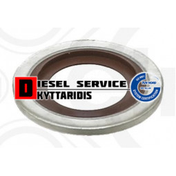 Ροδέλα ρακόρ νερού 14.7*22*1.5