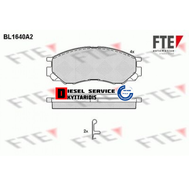 Τακάκια φρένου σετ