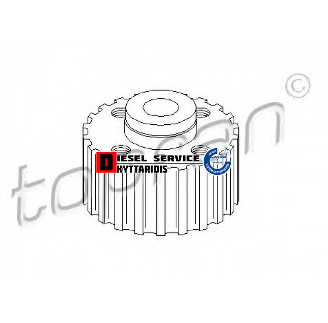 Γρανάζι στροφάλου 22Δ Γρανάζι στροφάλου 22Δ