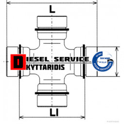 Σταυρός κεντρικού εσωτ. ασφ. 27*45*72