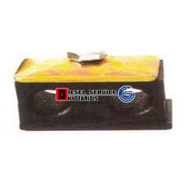 Στηρίγμα σιδηροσώληνων διπλό DIN3015 Φ20