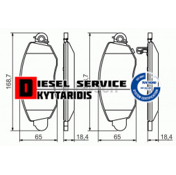 Τακάκια φρένου σετ