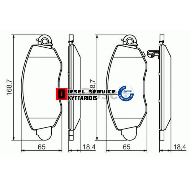 Τακάκια φρένου σετ