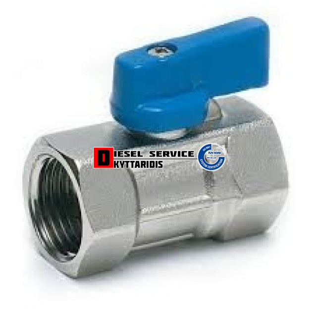 Βάνα mini ball valve  Θ-Θ 1/4