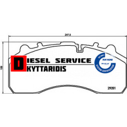 Τακάκια φρένου σετ