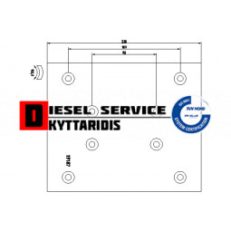 Φρένα σετ Φ414*220 οπίσθια