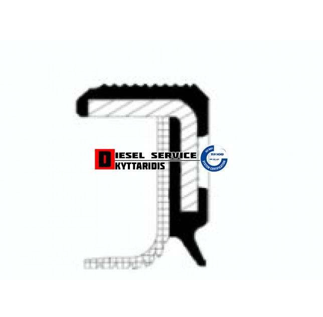 Τσιμούχα 55*40*6.4 R PTFE