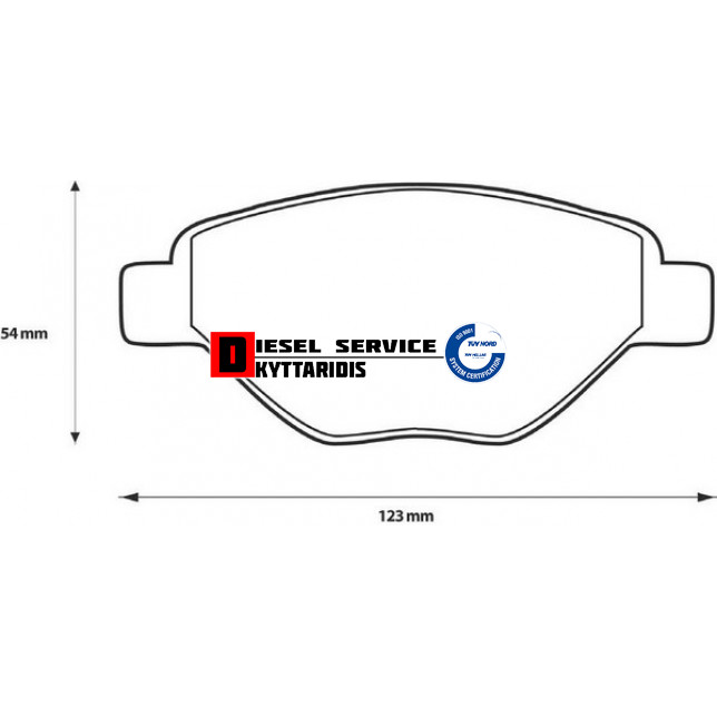 Τακάκια φρένου σετ Τακάκια φρένου σετ