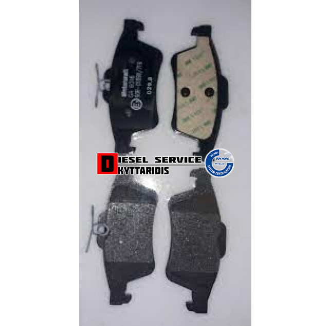 Τακάκια φρένου σετ οπίσθια Τακάκια φρένου σετ οπίσθια