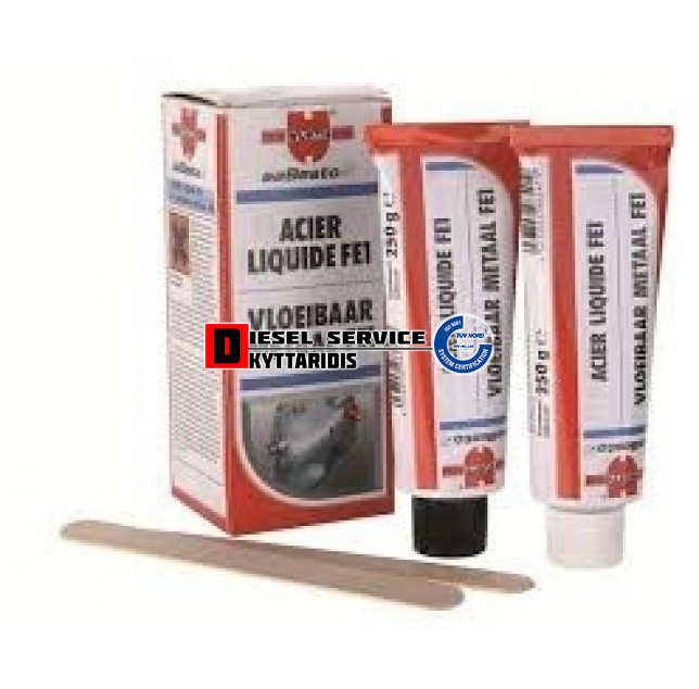 Ρευστό μέταλλο FE1 250gr+250gr