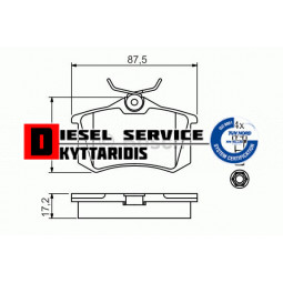 Τακάκια φρένου σετ