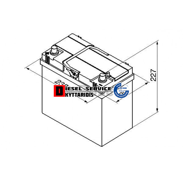 Μπαταρία S4 12V 45ΑH 330A
