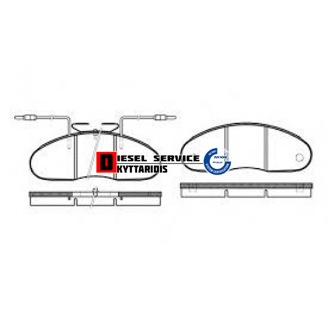 Τακάκια φρένου σετ