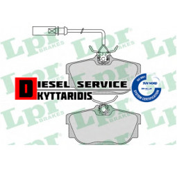 Τακάκια φρένου σετ οπίσθια