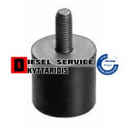 Βάση ελαστική M8xΦ40xH30/Α-Θ