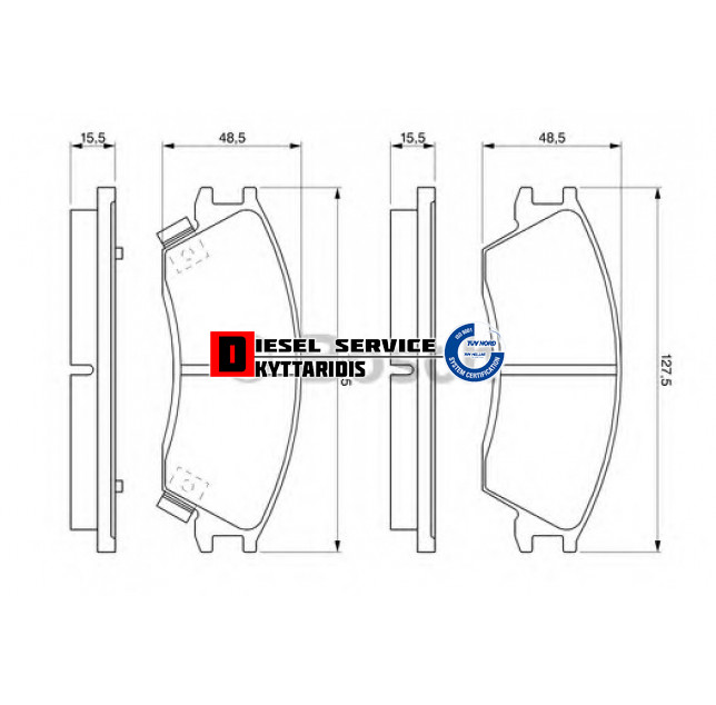 Τακάκια φρένου σετ