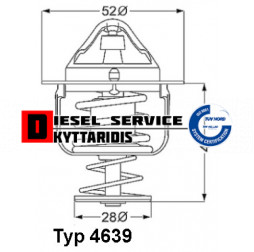 Θερμοστάτη 82°C