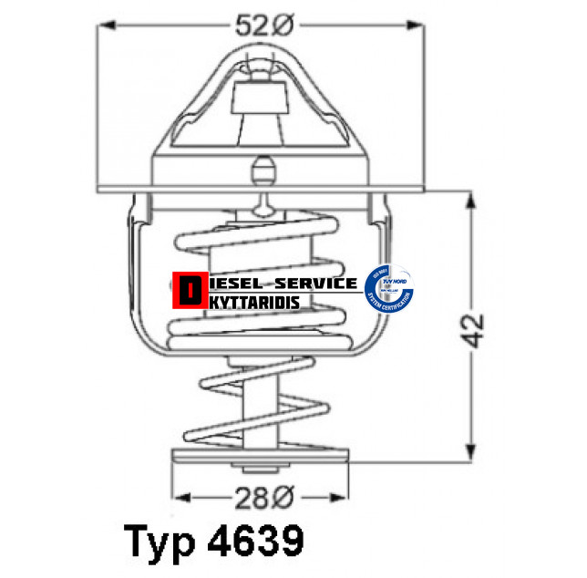 Θερμοστάτη 82°C Θερμοστάτη 82°C