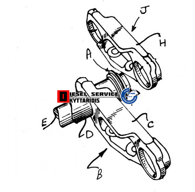 Πείρος σύνδεσης καδένας Πείρος σύνδεσης καδένας
