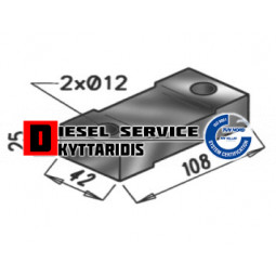 Εξατμίσεως βάση 40x108mm