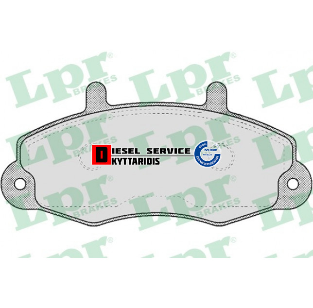 Τακάκια φρένου σετ Τακάκια φρένου σετ