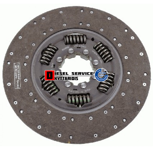 Συμπλέκτη δίσκος Φ400