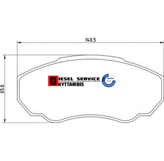 Τακάκια φρένου σετ