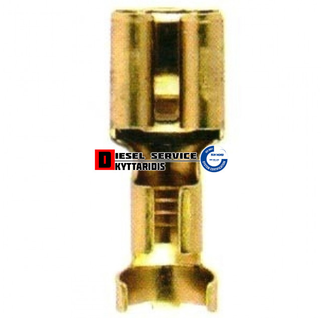 Φισάκια γυμνά θηλυκά 6.3*0.8mm