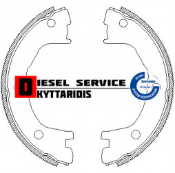 Σιαγώνες χειροφρένου σετ