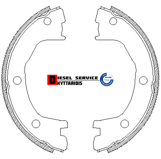 Σιαγώνες χειροφρένου σετ Σιαγώνες χειροφρένου σετ