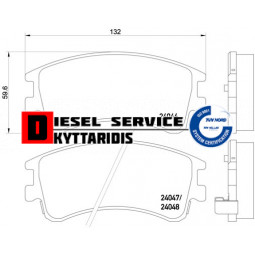 Τακάκια φρένου σετ