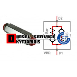 Βαλβίδα ελέγχο διπλής ενεργείας 3/8