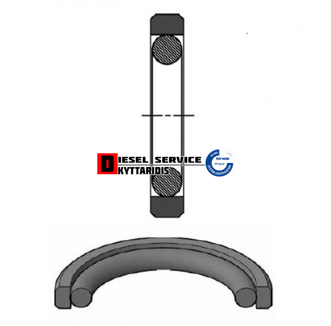 Τσιμούχα υδραυλικού 85*4.7*7.6 TED/PTFE