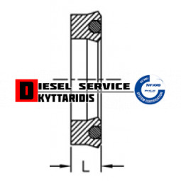 Τσιμούχα υδραυλικού 50.8*41.28*9.5 V11RLB