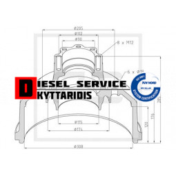 Ταμπουρομουαγές 308*120mm