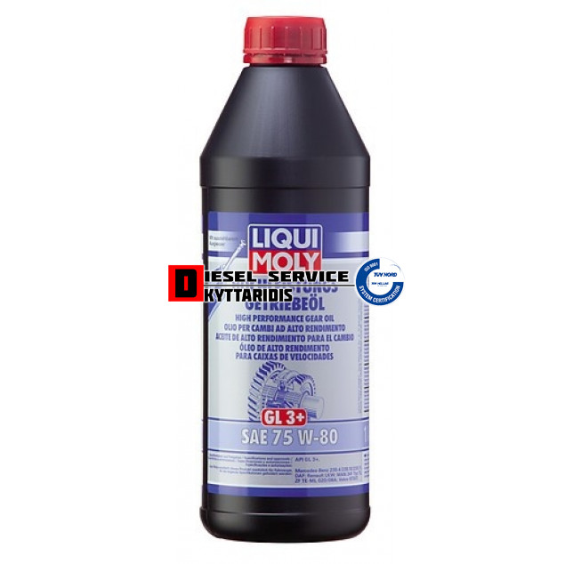 Λάδι Hochleistungs-Getriebeol (GL3+) SAE 75W-80 1Ltr