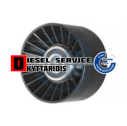 Τροχαλία πλαστική Φ95*50 ίσια