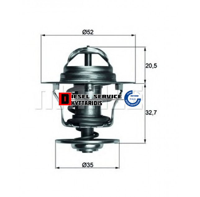 Θερμοστατης 88°C