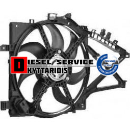 Χοάνη ψυγείου με φτερωτή ηλεκτρική