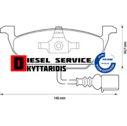 Τακάκια φρένου σετ