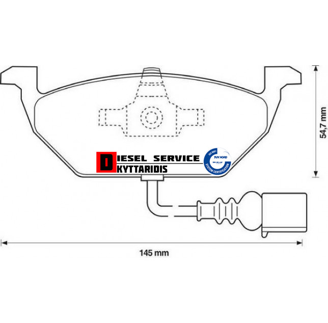 Τακάκια φρένου σετ Τακάκια φρένου σετ