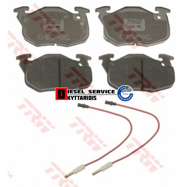 Τακάκια φρένου σετ