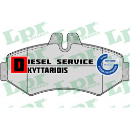 Τακάκια φρένου σετ οπίσθια