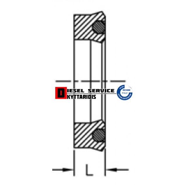 Τσιμούχα υδραυλικού 65*55*7.3 V11RLB