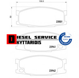 Τακάκια φρένου σετ
